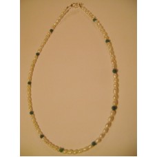 Maison Huit Collier - Necklace 000797-pearl-emerald